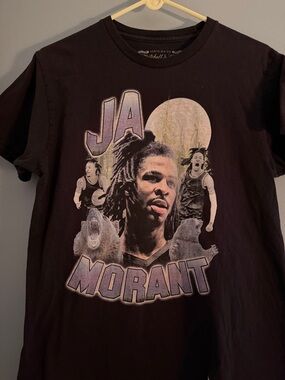 Mitchell & Ness Ja Morant Graphic Tee - Black